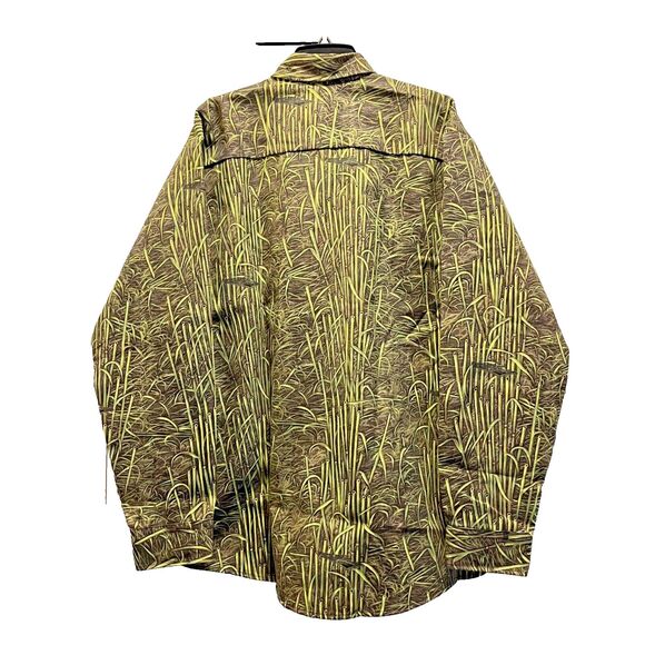 Vintage Farmland Cornfield Camouflage Long Sleeve Shirt/Pants Made In USA XL - Picture 3 of 11